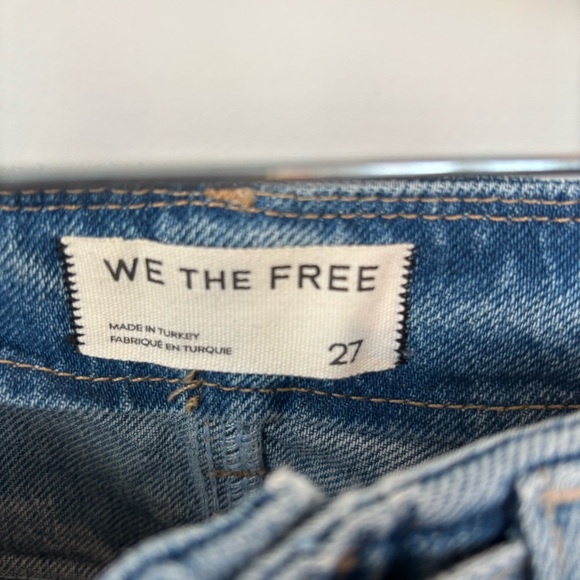 We The Free Piece of Work Denim Midi Skirt Size 27 NWT - Picture 2 of 9